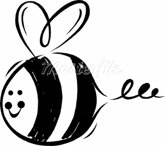 Queen Bee Clipart Black And White   Clipart Panda   Free Clipart    