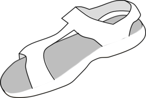 Sandal Clip Art At Clker Com   Vector Clip Art Online Royalty Free