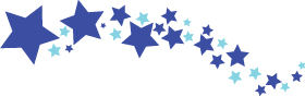Shooting Stars Traceable Wall Mural   Wall Sticker Outlet