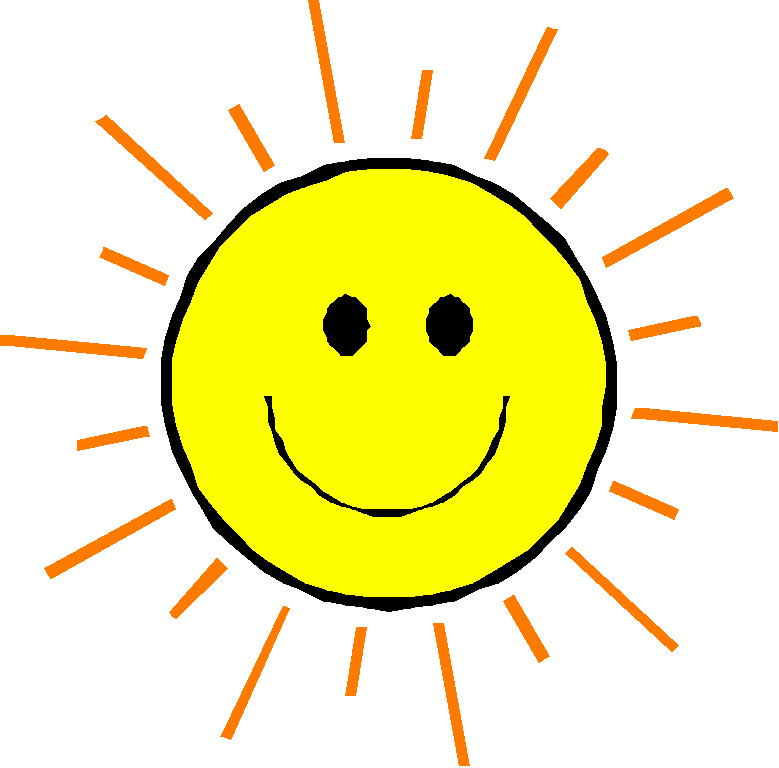 Sunshine Happy Face Clip Art