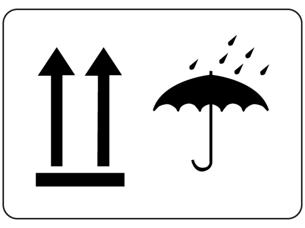 This Way Up Keep Dry Packaging Symbol Label   Tr10300   Label Source