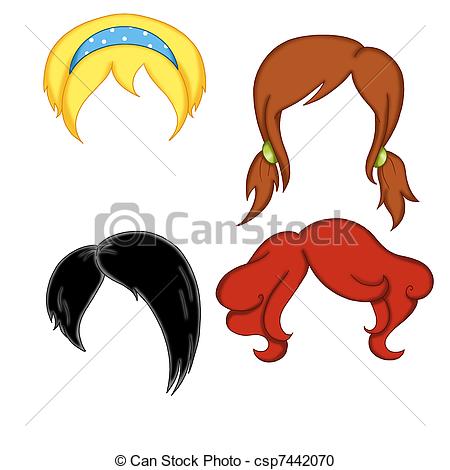 Wig Clipart Black And White   Clipart Panda   Free Clipart Images