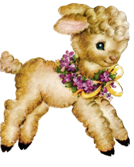 Zetta S Aprons  Happy Easter Lamb