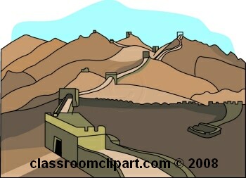 Ancient China   Great Wall Of China   Classroom Clipart