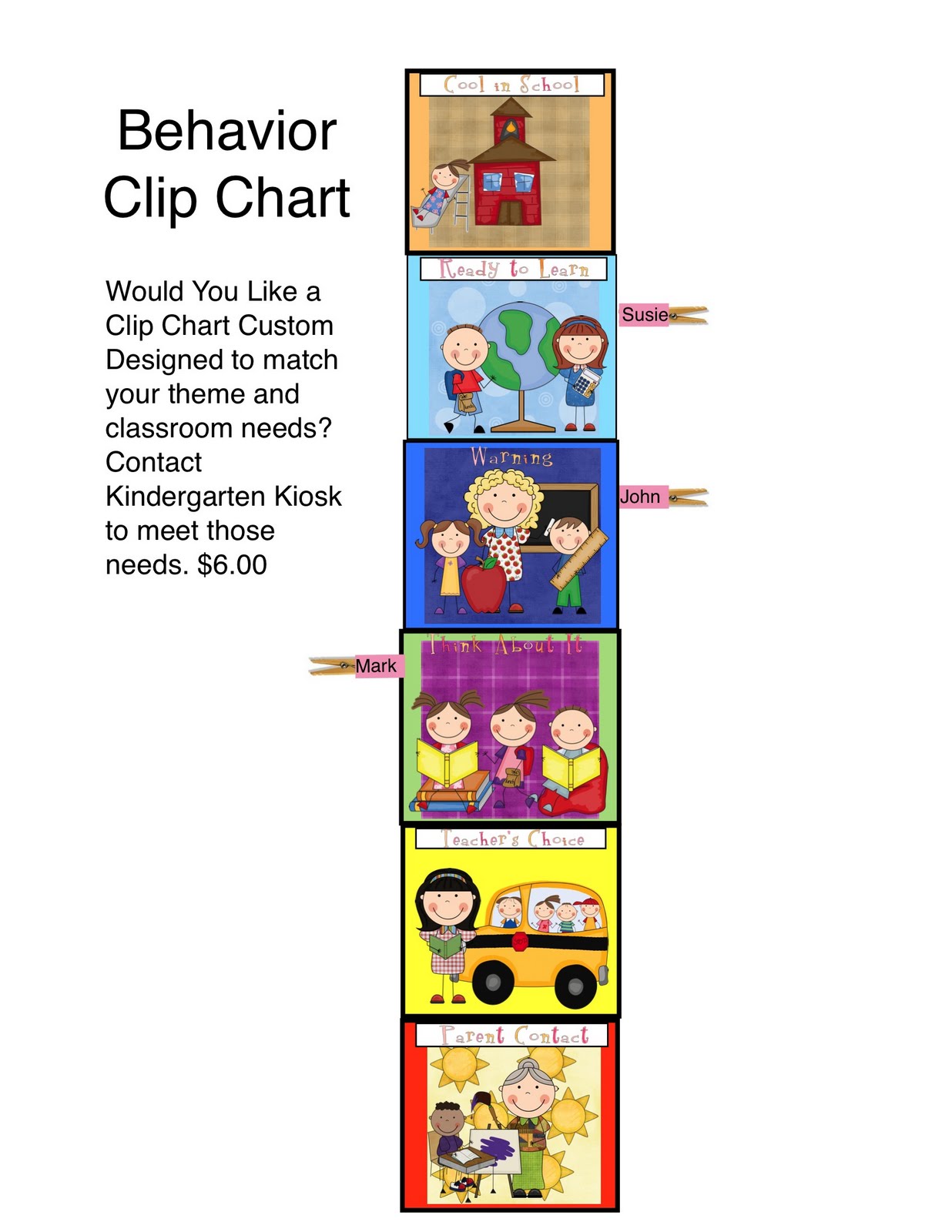 Behavior Chart Clip Art Clipart   Free Clipart