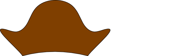 Brown Pirate Hat Clip Art At Clker Com   Vector Clip Art Online