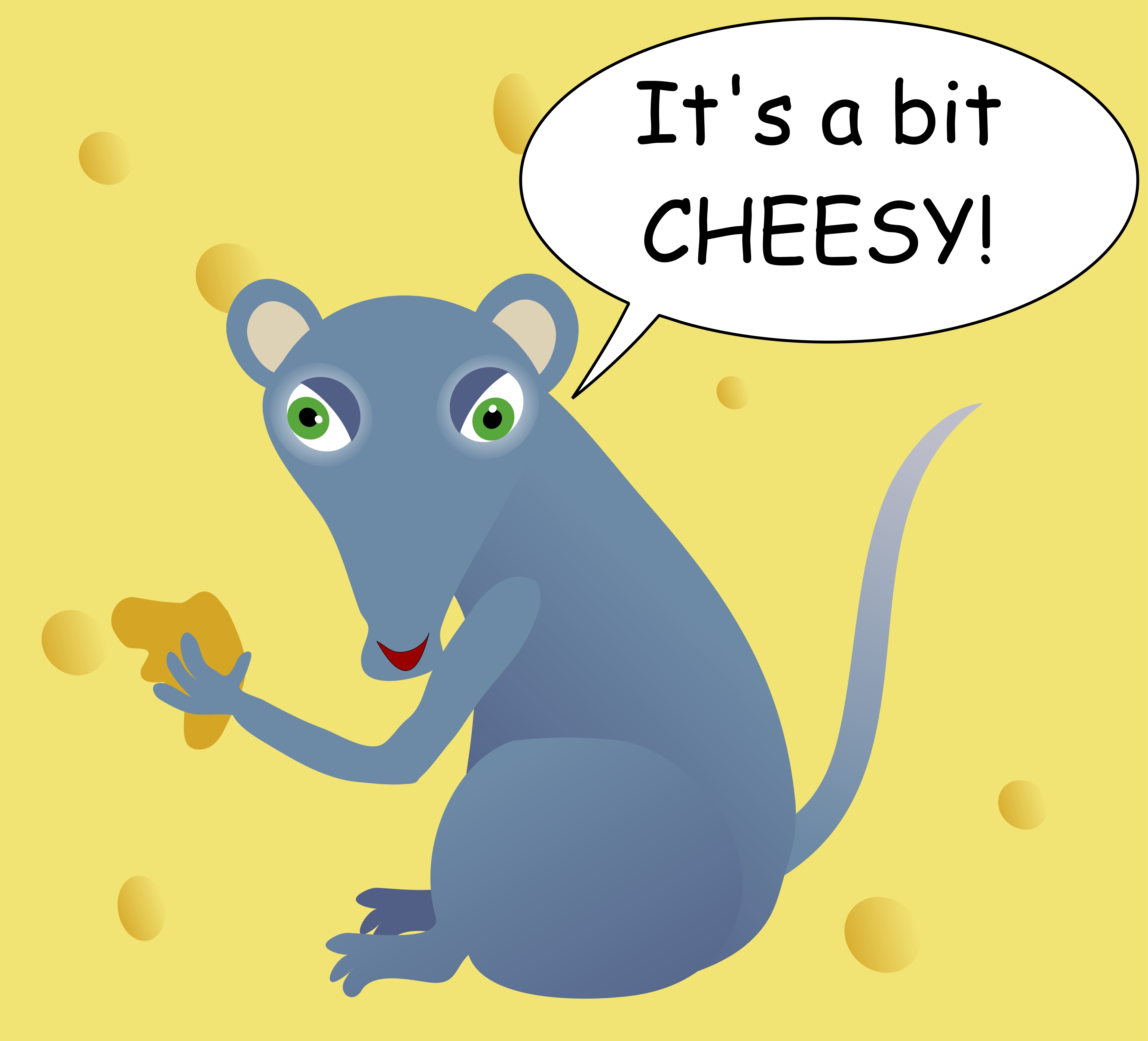 Cheesy Mouse Image   Vector Clip Art Online Royalty Free   Public