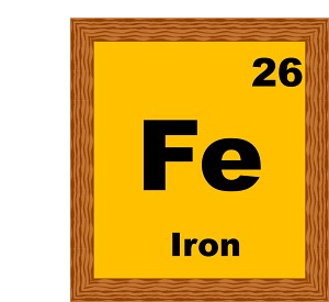 Chemical Elements   Iron 26 B   Classroom Clipart