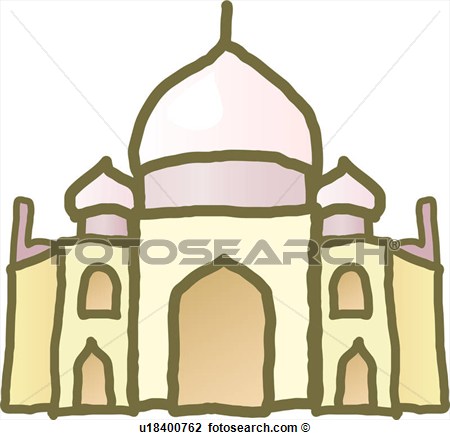 Clipart Of Foreign Culture World Ancient Architecture Tajimahal    