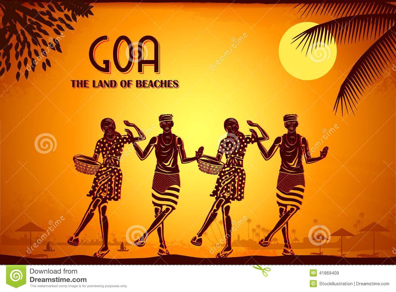Culture Of Goa Stock Illustration   Image  41869409