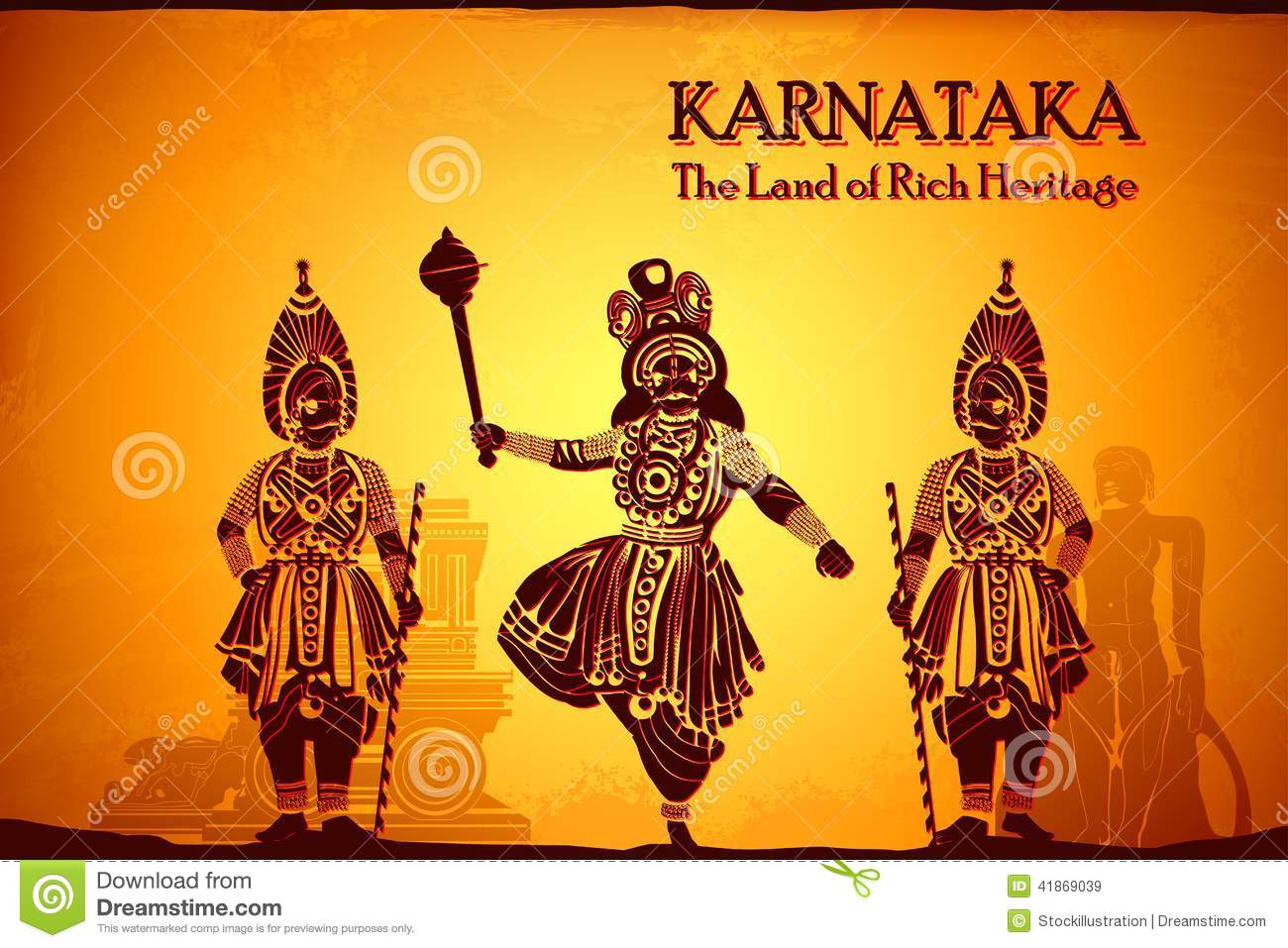 Culture Of Karnataka Stock Illustration   Image  41869039