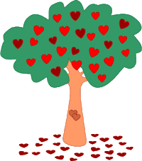 Heart Tree Clip Art Valentine S Day Graphics