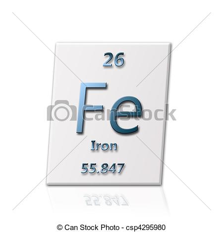 Iron   There Is A Chemical Element Iron    Csp4295980   Search Clipart