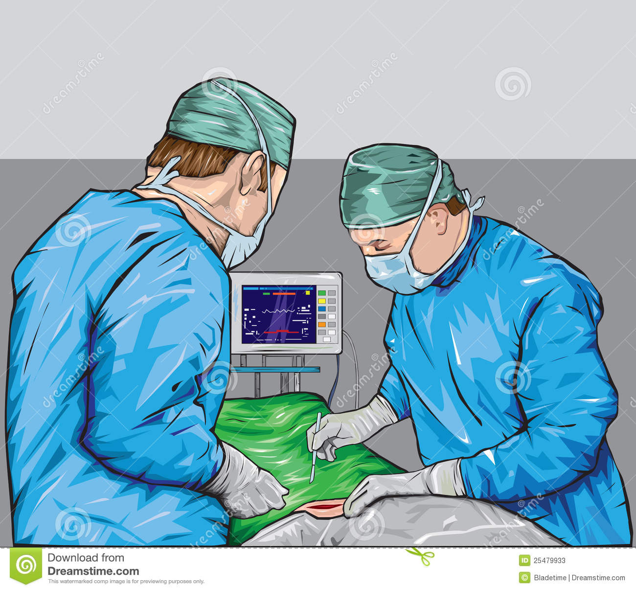 Operating Room Clipart In A Operating Theatre