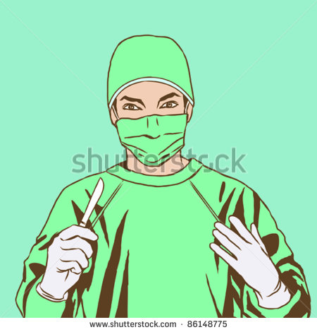 Operating Room Nurse Clipart Operation   Stock Vector