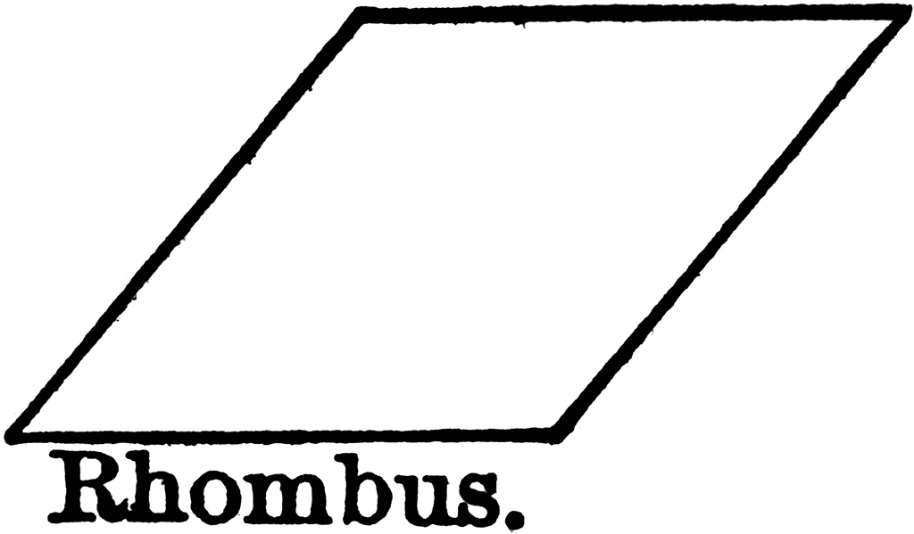 Rhombus Clipart