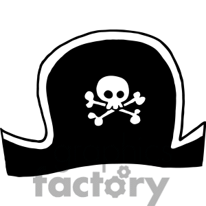 Royalty Free Black Pirate Hat Clipart Image Picture Art   382139