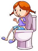 Sitting Toilet Clip Art Royalty Free  80 Sitting Toilet Clipart Vector    