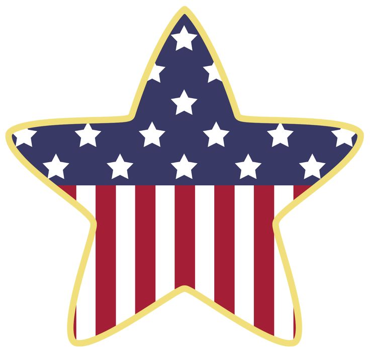 Star Decoration Png Clipart   4th Of July   Summer Clip Art