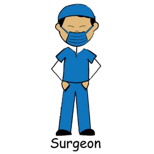 Surgeon Clipart Image   Asian Surgeon Or Doctor Wearing Scrubs Cartoon
