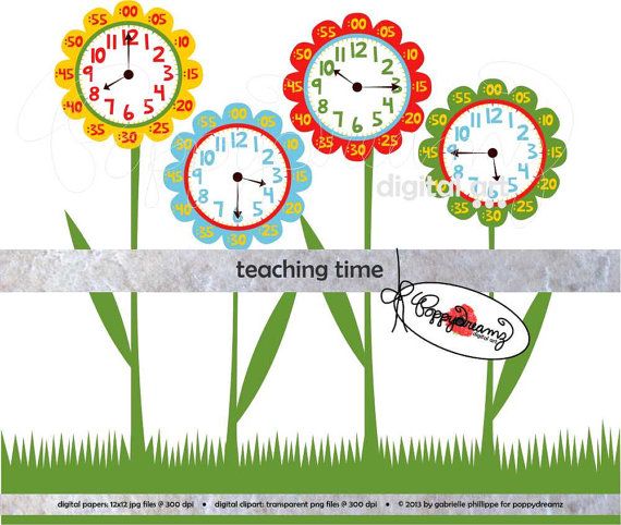 Teaching Time Clipart  Digital Clip Art Pack  300 Dpi  School Teacher    