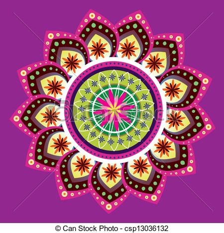 Vectors Of Colorful Indian Pattern   Traditional Culture Art Pattern