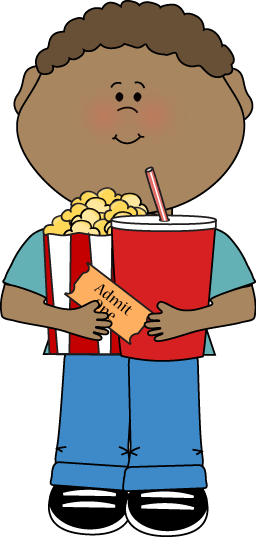 Boy Going To The Movies Clip Art   Boy Going To The Movies Image