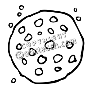 Chocolate Chip Cookie Clip Art Black And White Images   Pictures