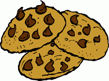 Chocolate Chip Cookie Clipart Black And White   Clipart Panda   Free
