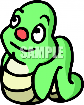 Cute Cartoon Worms