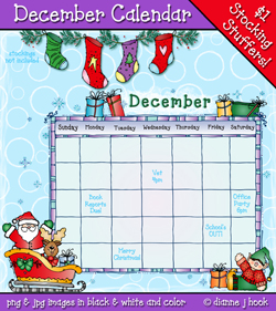 December Calendar Clipart Download December Calendar Clipart Download