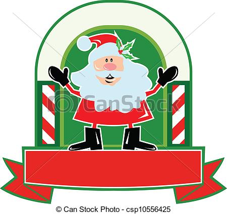 Dessin Anim  Style Illustration Santa Claus Saint Nicolas