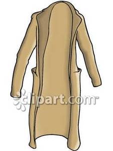 Long Cardigan Sweater   Royalty Free Clipart Picture