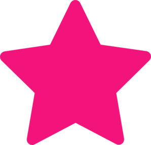 Pink Star Clip Art   Vector