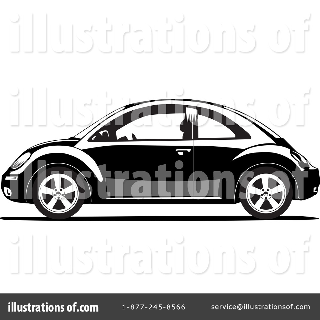 Royalty Free  Rf  Vw Beetle Clipart Illustration By David Rey   Stock