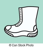 Rubber Boot Vector Clip Art Royalty Free  1070 Rubber Boot Clipart