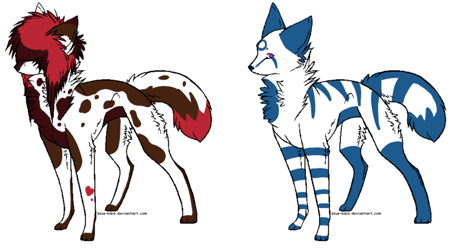 Scene Wolf Adopts Open By Neon Fun Clipart