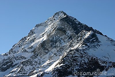 Single Snowy Peak Royalty Free Stock Photos   Image  2267648
