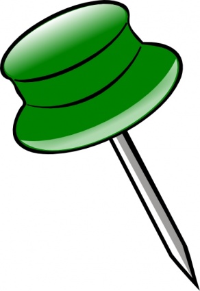 Tack Clipart Green Pin Clip Art Jpg