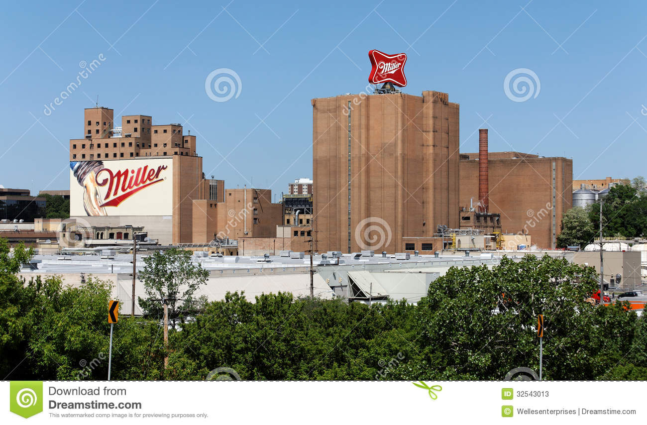The Miller Brewery Complex In Milwaukee Wisconsin  The Miller Brewing    