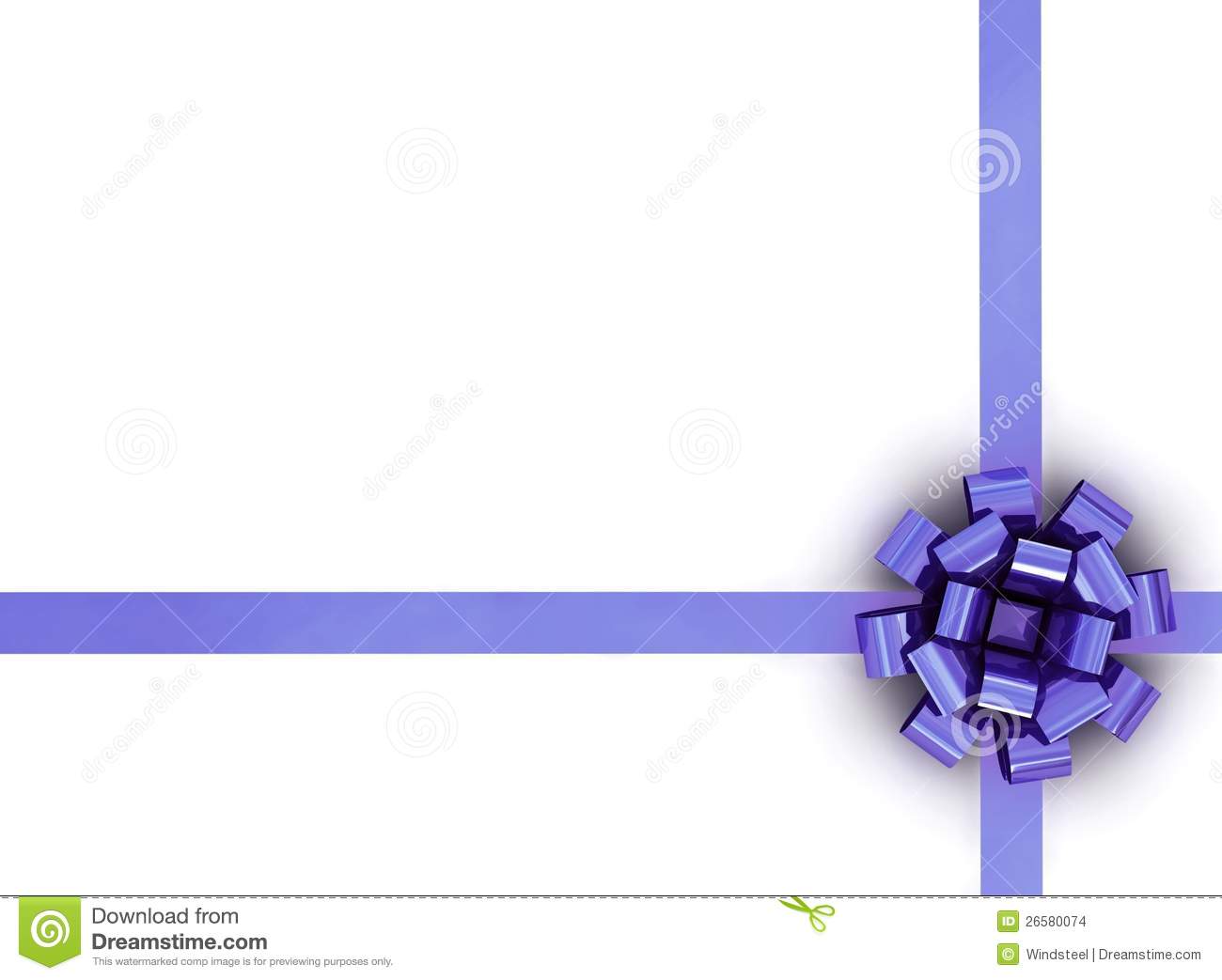 3d Gift Wrap Bow And Ribbon Stock Images   Image  26580074
