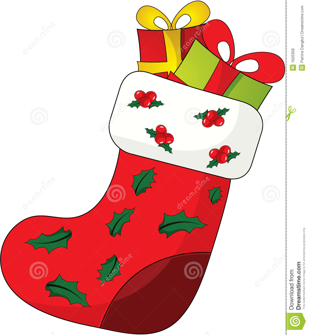 Christmas Sock Royalty Free Stock Photos   Image  1620358