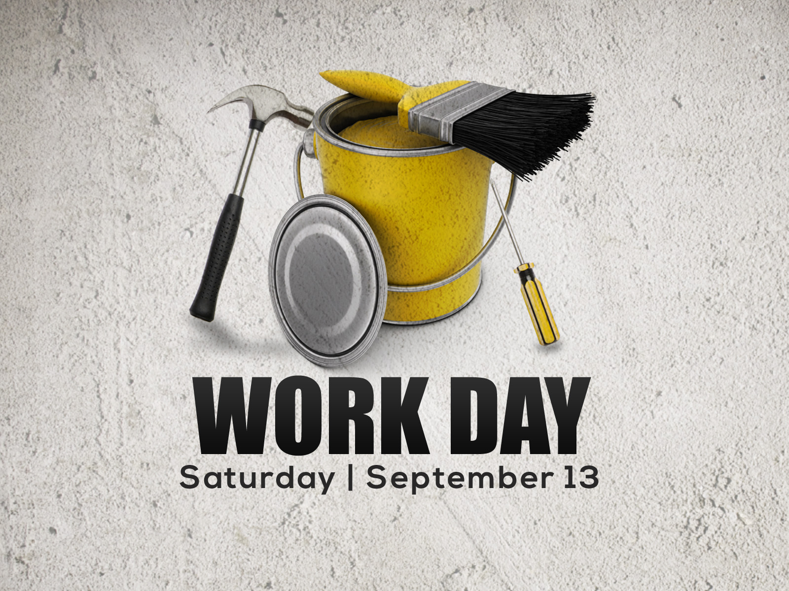 Church Workday Church Work Day Sept 13