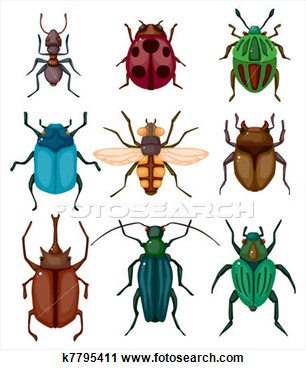 Clipart   Cartoon Insect Bug Icon  Fotosearch   Search Clipart    