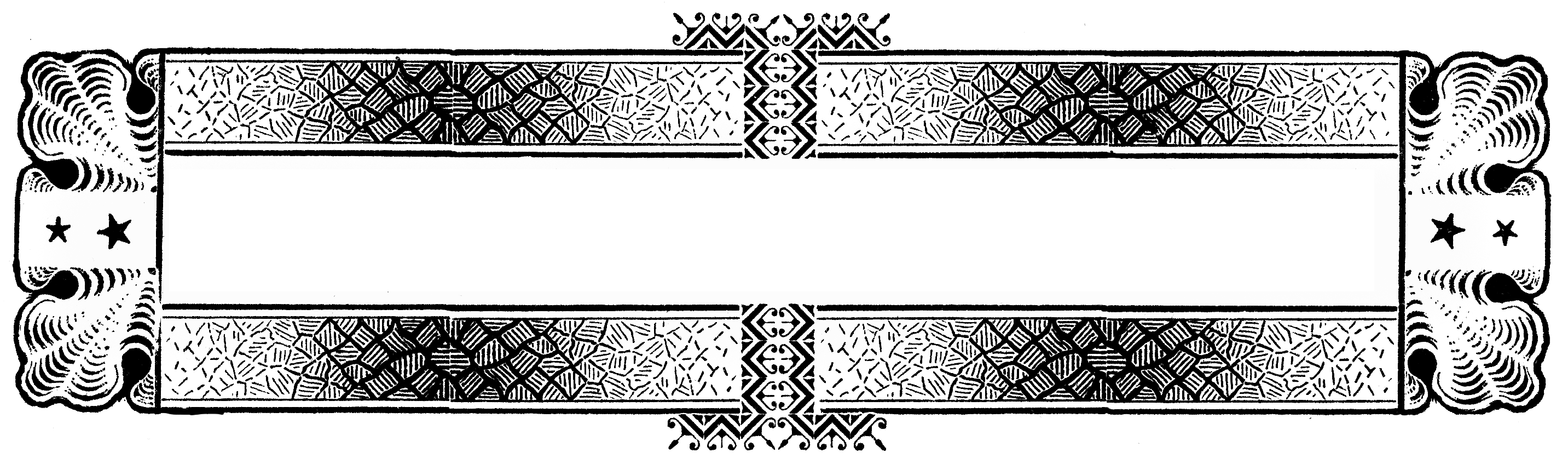 Divider With Star Pattern
