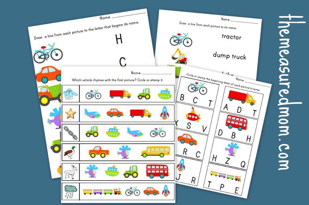Earning My Cape   Superlinkparty Feature  Transportation Worksheets