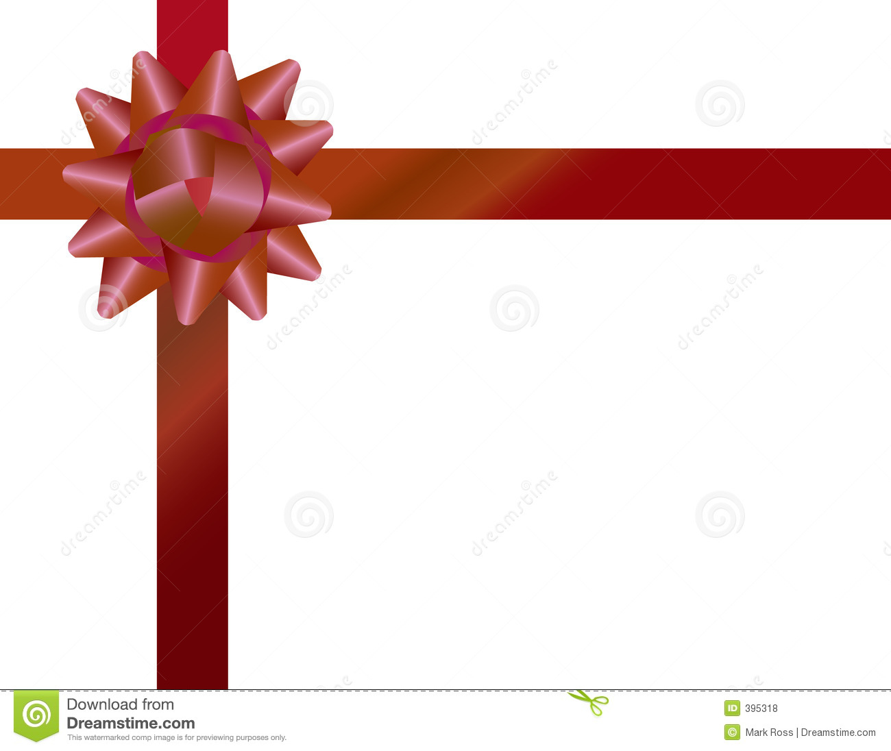Gift Wrapping Bow And Ribbon Royalty Free Stock Photos   Image  395318