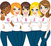 Girl Power Stock Illustration Images  1309 Girl Power Illustrations