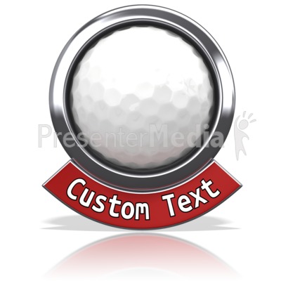 Golf Chrome Banner   Sports And Recreation   Great Clipart For    