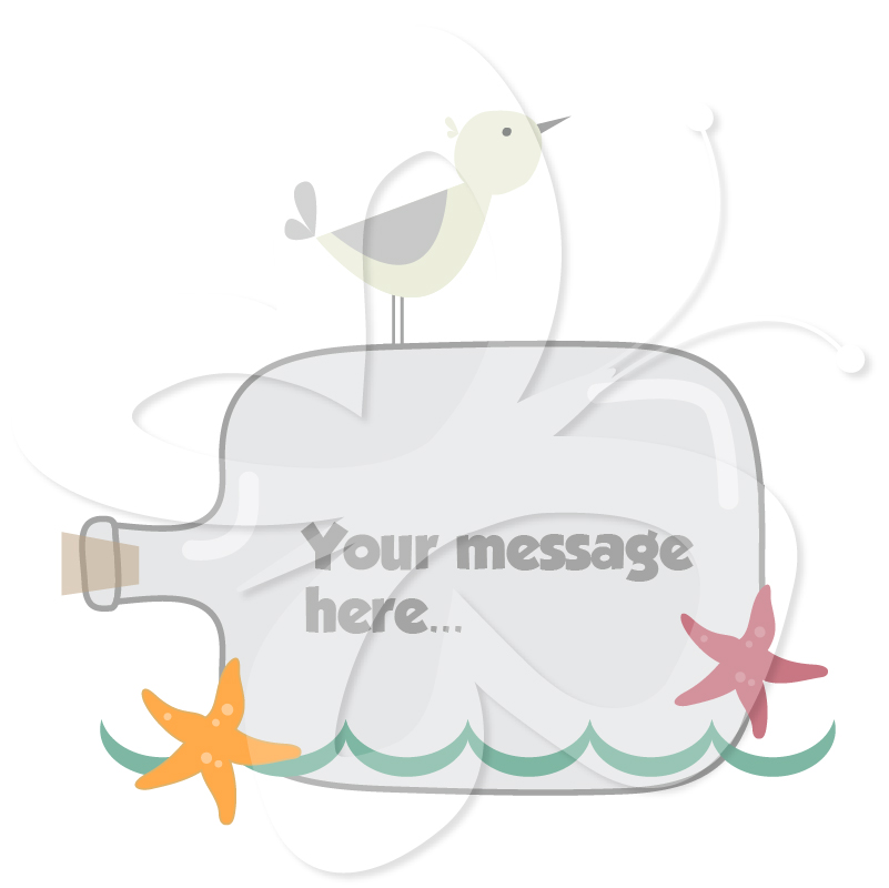 Home   All Clip Art   Message In A Bottle Clipart